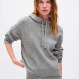 Gap Cashsoft Shaker Hoodie Gray Size S